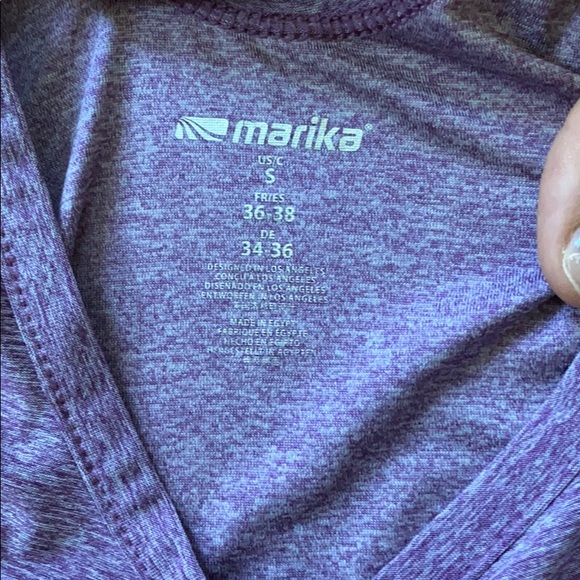 Marika Activewear T shirt with striped cutout back - Picture 4 of 5